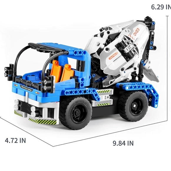 2 in 1 romote Control Technic Concrete MixerTruck Building STEM Learning Play - Picture 2 of 8